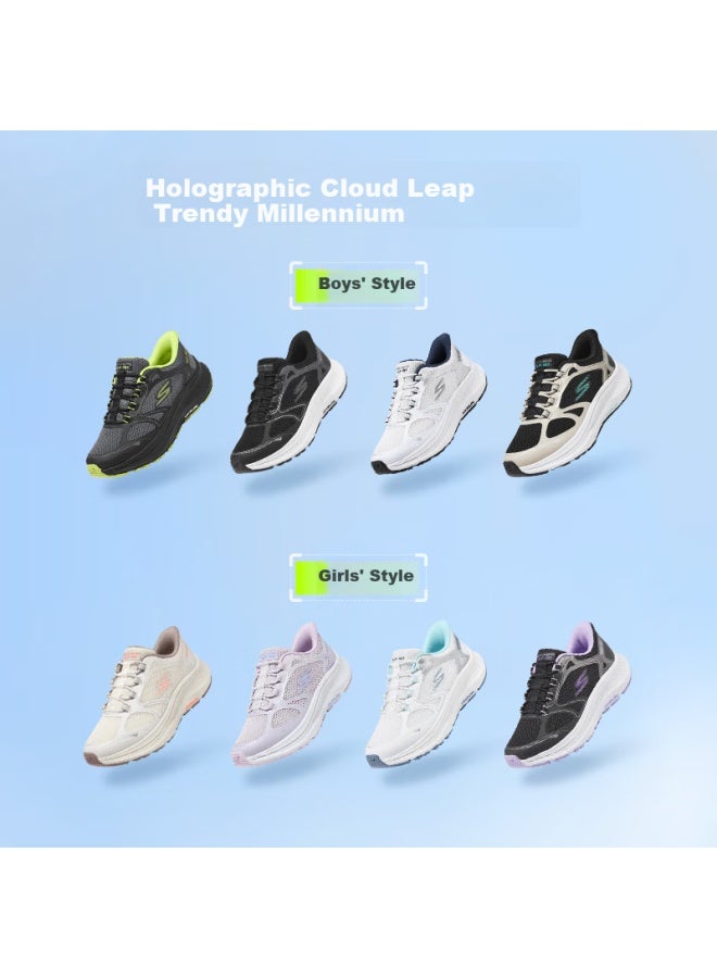 Skechers Skechers Self-operated Cloud Leap Quick Wear Kids Professional Shock Absorption Running Shoes Big Kids Sports Shoes 303985l - Image 3