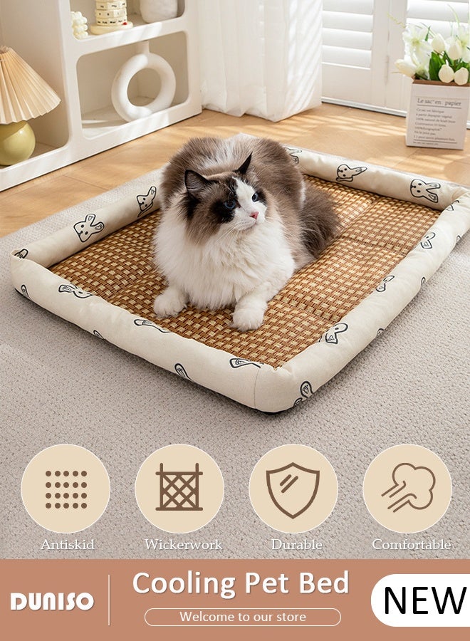 DUNISO Dog Bed Crate Pad Ultra Soft Pet Bed,Pet Cot,Anti-Slip Pet Sleeping Mat,Soft Pet Bed Mats, Puppy Beds Lounger，Washable and Thickened, Fleece Dog Crate Kennel Mat Cat Bed Liner - Image 1