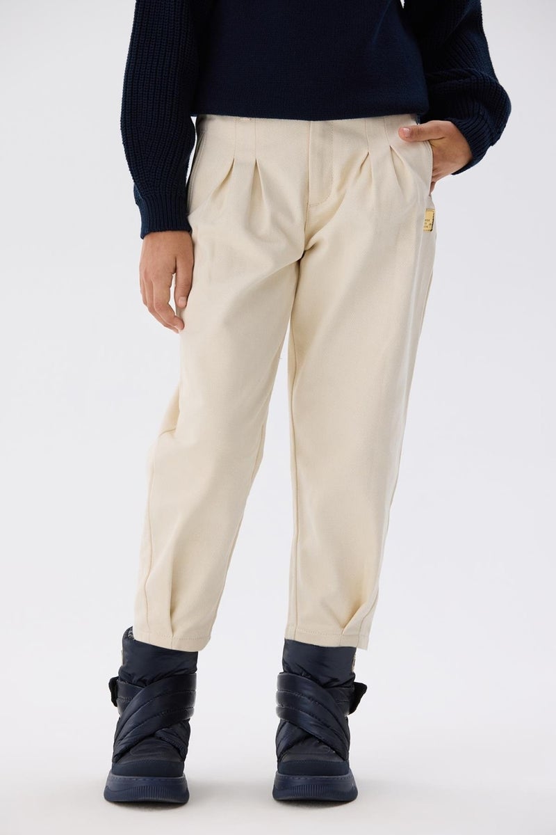 TYESS Girls Beige Trousers - Image 2