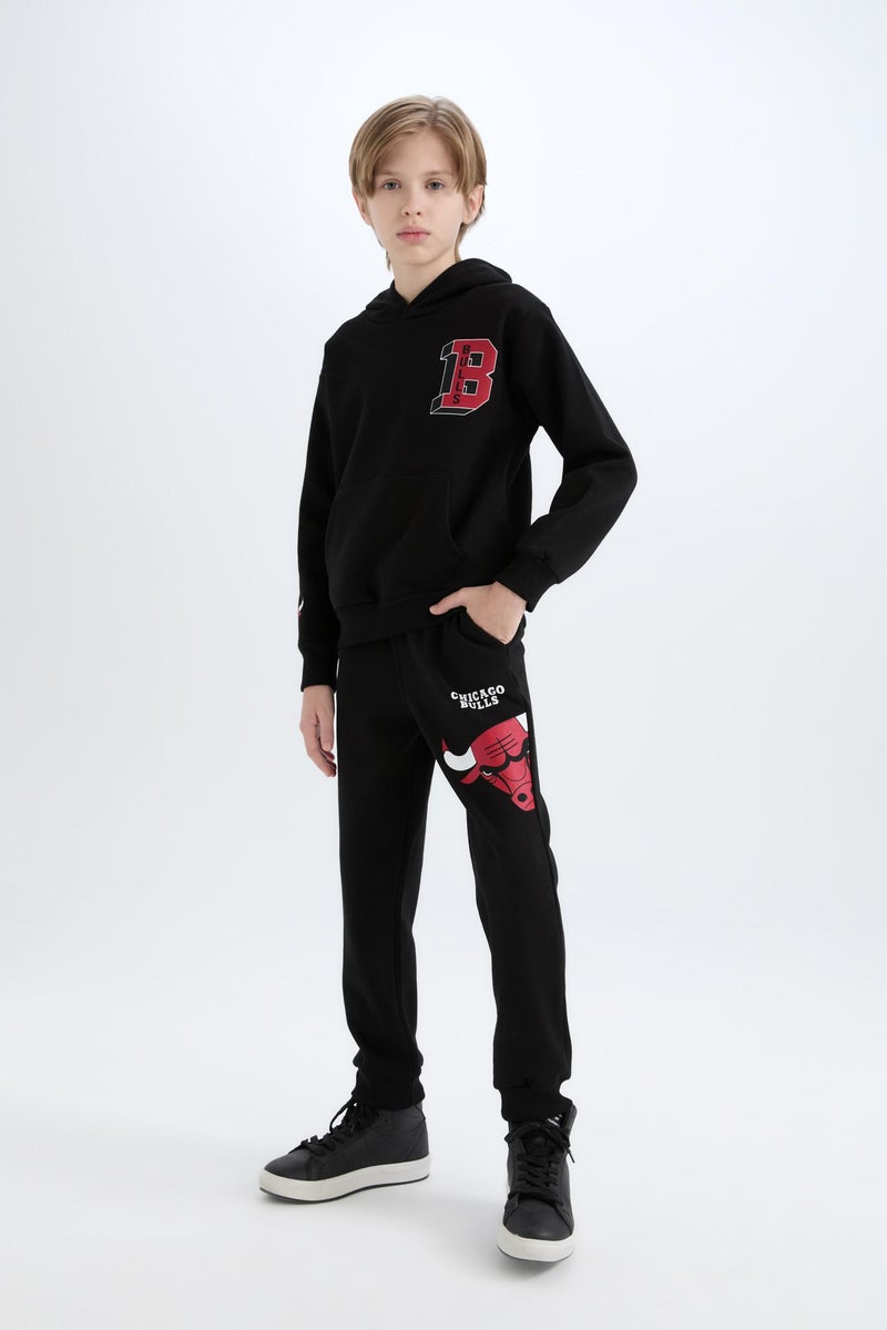 DeFacto Boy NBA Chicago Bulls Elastic Waist Jogger Sweatpants  - Image 5