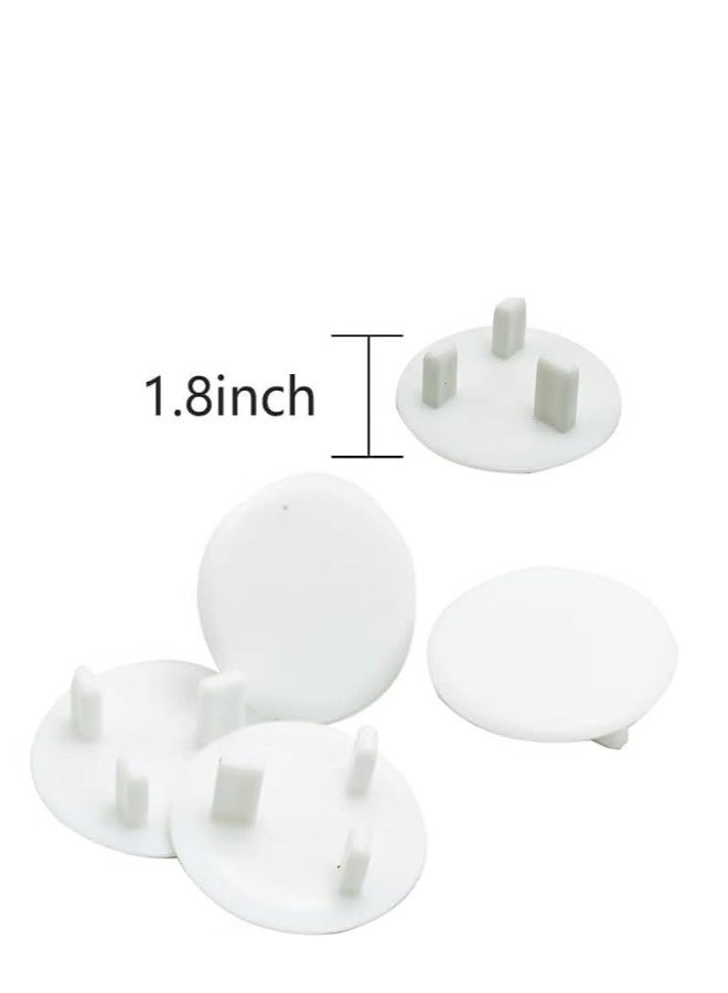30pcs Plug Socket Covers, White Safety Plastic Outlet Covers Protector Baby Secutity Shock Prevention Ideal for Children Safety at Home and School&Easy Install  - Image 2