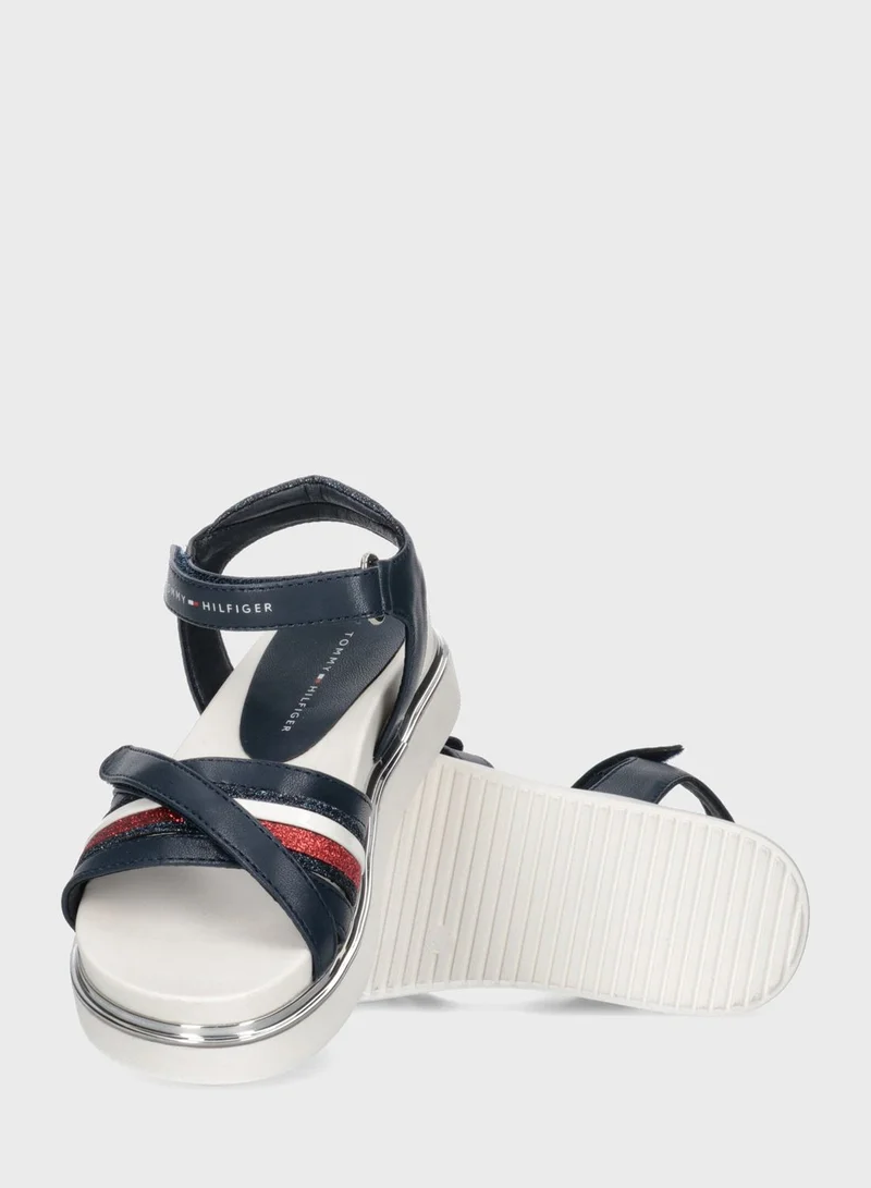 TOMMY HILFIGER Kids Velcro Sandal