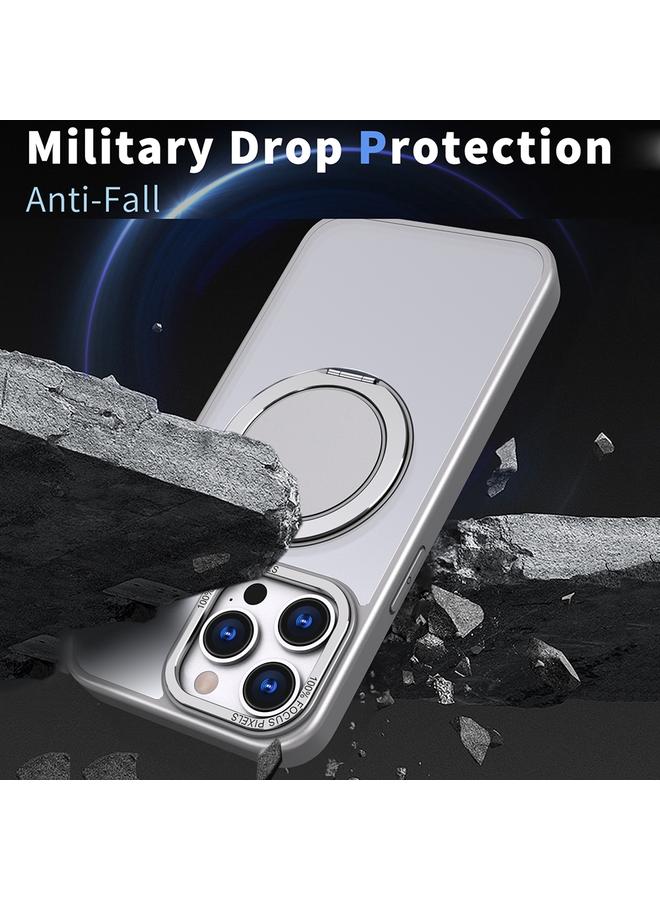 Zaboon Case For iPhone 12 Pro Max 360-degree Rotating MagSafe Magnetic Holder Phone Case - Image 3