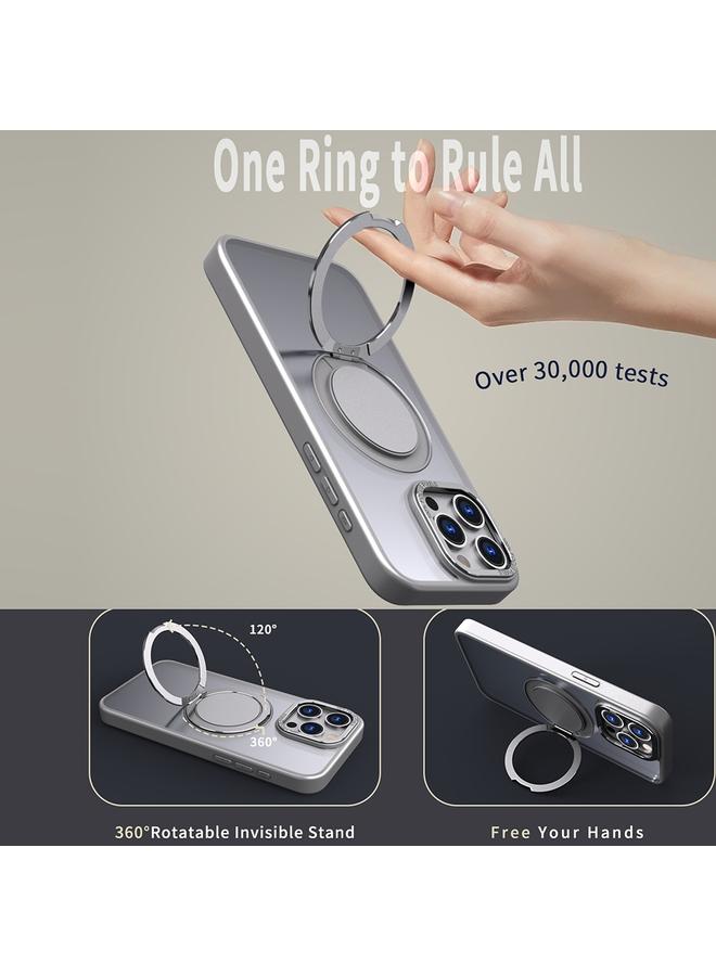 Zaboon Case For iPhone 12 Pro Max 360-degree Rotating MagSafe Magnetic Holder Phone Case - Image 4