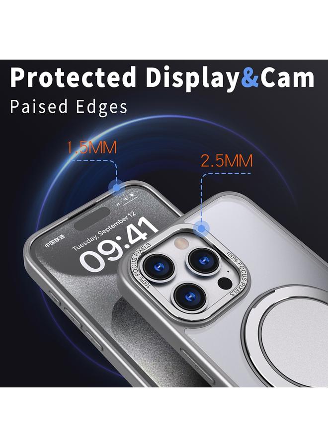 Zaboon Case For iPhone 12 Pro Max 360-degree Rotating MagSafe Magnetic Holder Phone Case - Image 5