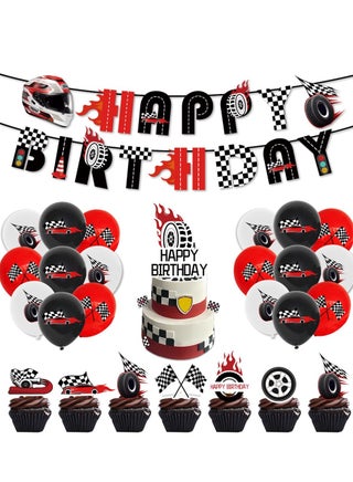 131 pcs racing party