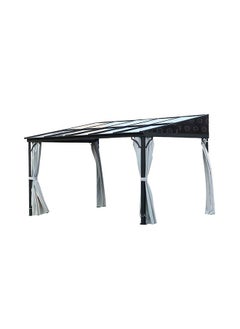 DANUBE HOME Atlanta Gazebo Gazebo Party Tent Heavy Duty Party Tent For Camping Wedding Party Patio Backyard Lawn Beach Modern Outdoor Furniture 3X4M  - Image 1