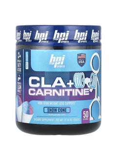 BPI SPORTS BPI Sports, CLA + Carnitine, Snow Cone, 12.34 oz (350 g)  - Image 1