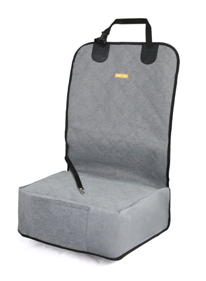 general Car co-pilot pet mat car front and rear seat dog mat oxford cloth waterproof folding pet kennel to make pet travel more worry-free - Image 1