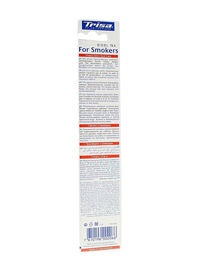 TRISA Smokers Toothbrush Medium - Image 3