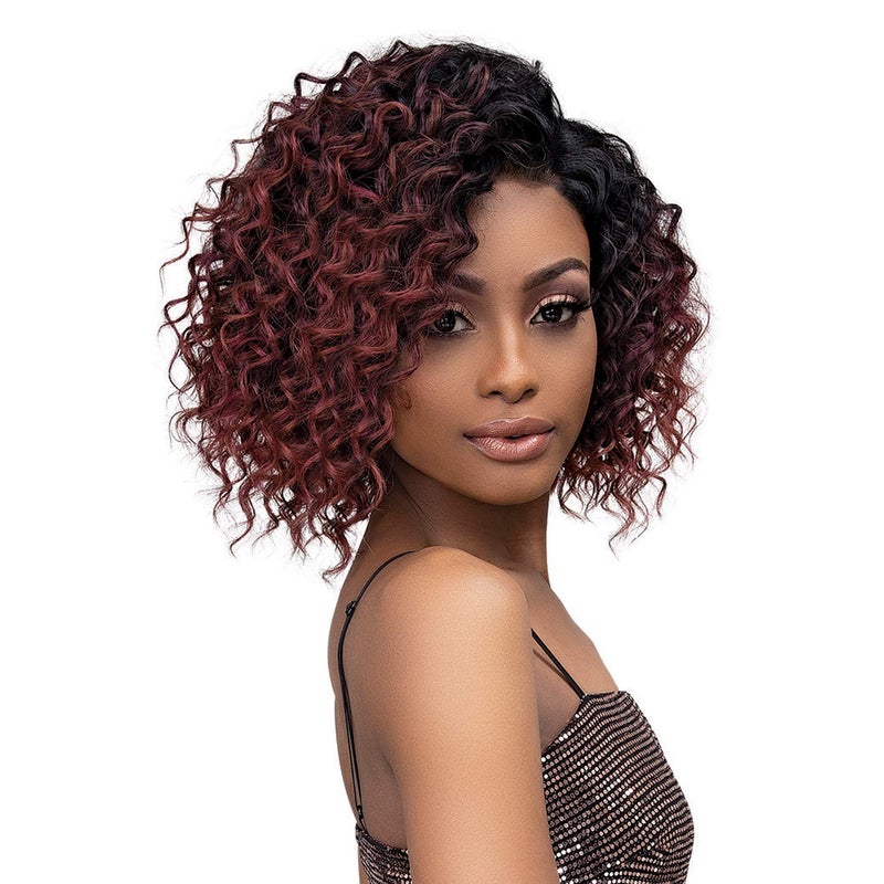 Janet Collection Melt 13x6 Frontal Part DEJA Lace Wig 1B