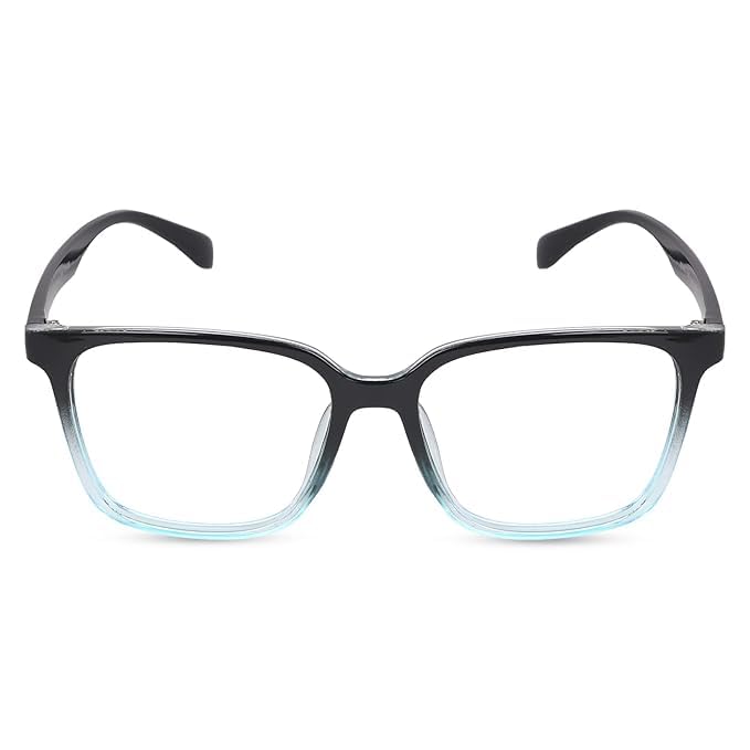 mashamart® Blue Light Blocking Glasses (Combo Of 2) Gaming Filter Square Eyeglasses for Eye Protection Men Women, Computer/Tablet/Laptop/Mobile/TV, Anti-blue & Anti eyestrain (Black Blue) - Image 2