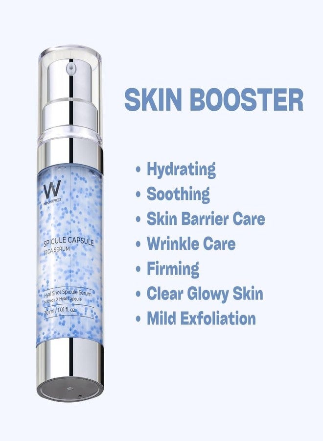 WONJIN EFFECT SPICULE CAPSULE TECA SERUM 1.01 fl Oz, Daily Face Essence for Soft Skin, Cica Complex for Skin Soothing, Allantoin, Early Aging Care for All Skin Types - Image 2
