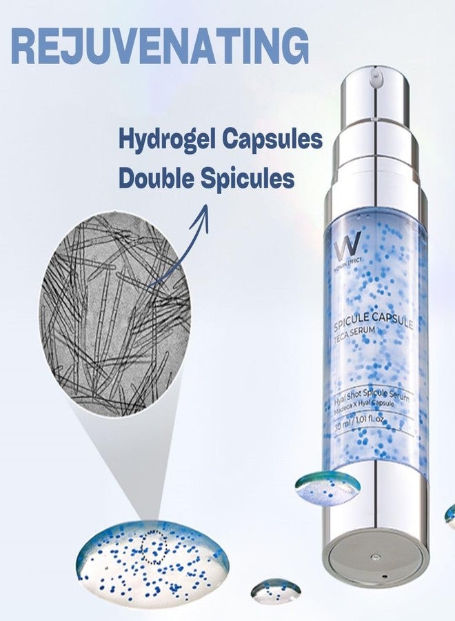 WONJIN EFFECT SPICULE CAPSULE TECA SERUM 1.01 fl Oz, Daily Face Essence for Soft Skin, Cica Complex for Skin Soothing, Allantoin, Early Aging Care for All Skin Types - Image 3