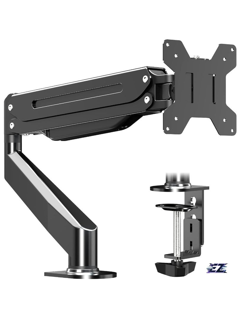 ELTRAZONE Monitor Mount Gas Spring Monitor Arm Desk Mount Fully Adjustable Fits 17 20 22 23 24 26 32 inch Monitors Weight Capacity up to 22 lbs - Image 1