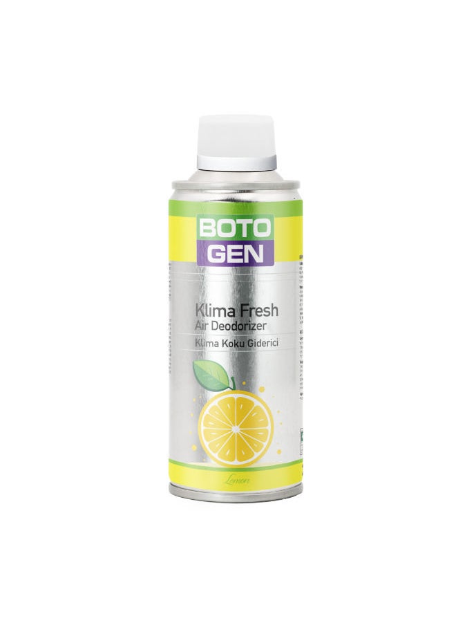 Boto Gen - Air conditioner sterilizer and freshener with lemon scent - Turkish made with German technology KLIMA FRESH LEMON - 200 ml - Image 1