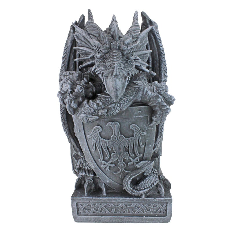 Design Toscano Shield, the Arthurian Dragon Statue - Image 2
