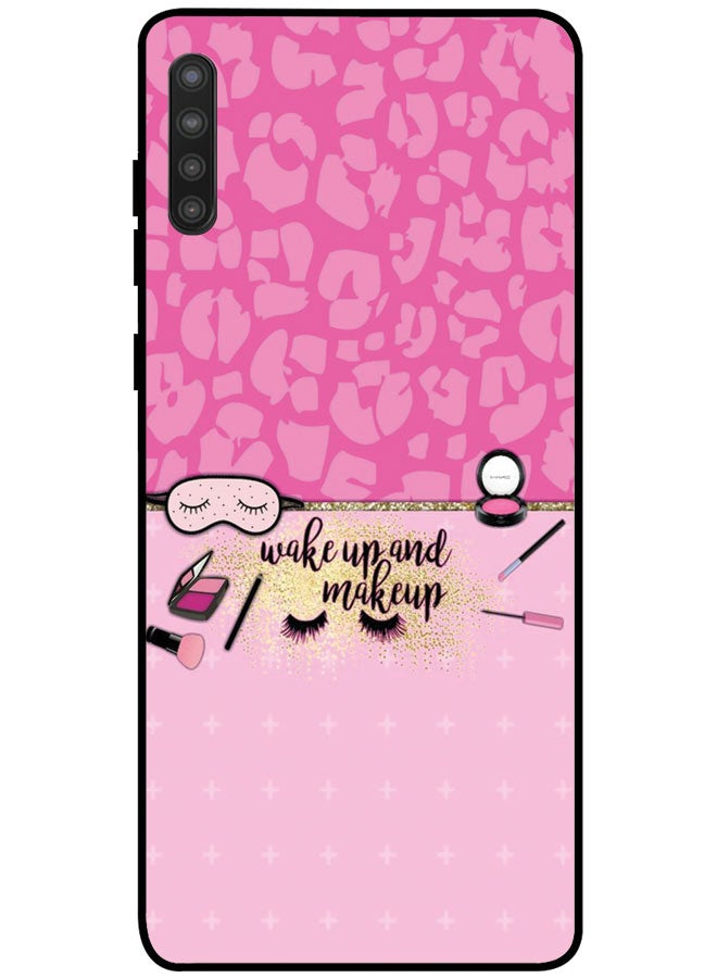 EYE CATCH Protective Case Cover For Samsung Galaxy A21 Smart Series Printed Protective Case Cover for Samsung A21 Wake Up and Makeup - Image 1