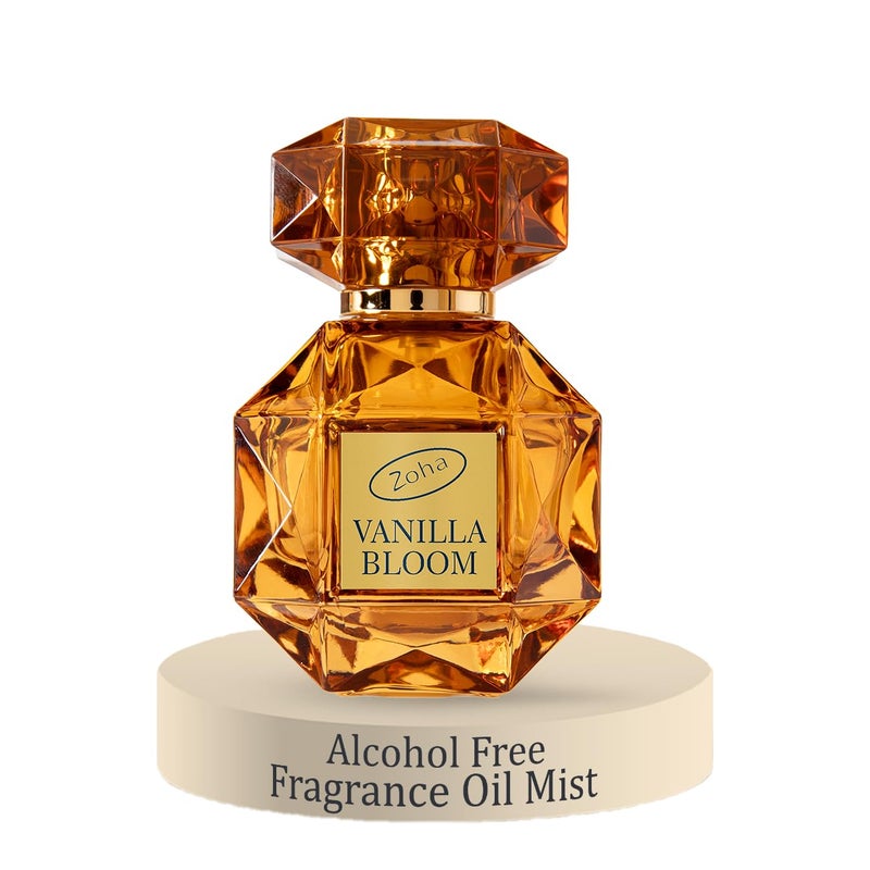 Zoha Vanilla Bloom - Vanilla Perfume for Women and Men, Alcohol Free Perfume Layering Oil Mist, Travel Size Clean Parfum, 30ml Spray - Image 1