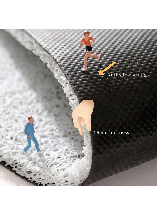 LINGWEI Doormat Rainbow Durable Mat 90x60 cm Non-Slip Flooring Front Door Mat Stain Resistant Carpet Indoor Outdoor Easy To Clean - Image 3