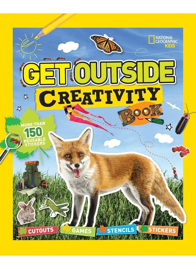 Get Outside Creativity Book: Cutouts, Games, Stencils, Stickers 
