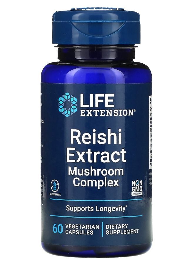 Reishi Extract Mushroom Complex 60 Vegetarian Capsules