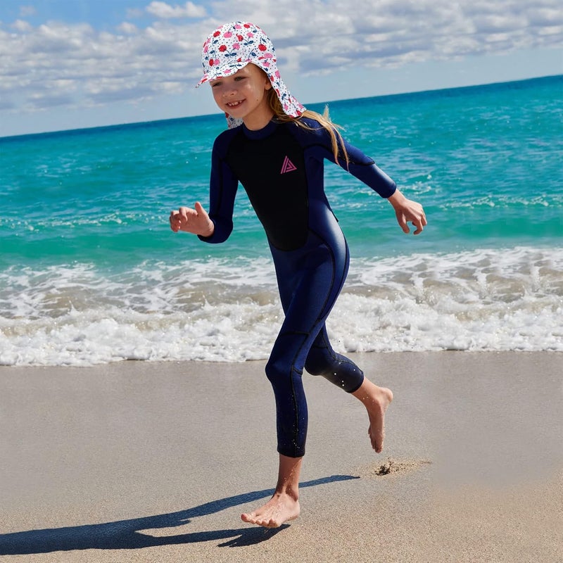 Gifts Treat Kids Legionnaires Hat, UPF 50+ Sun Protection Swim Cap Flap Hat for Kids, Quick Drying Boys Sun Hat with Neck Protection for Beach Seaside Pool… - Image 2