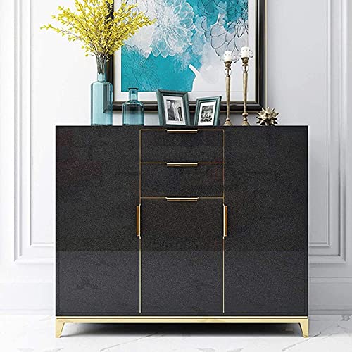 WALLTON - Black Gloss Peel and Stick Self-Adhesive Removable Thicken Waterproof for Kitchen Countertop Cabinet Wardrobe - 12''x''96 Inches - Image 2