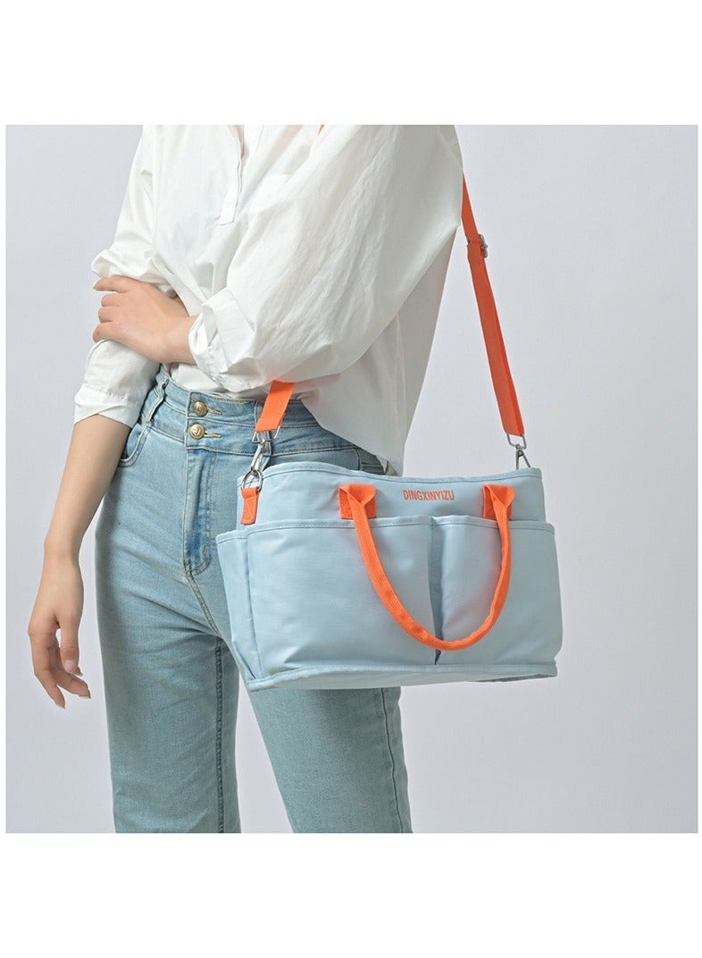 The large-capacity fashionable and trendy mommy bag can be attached to a cart or carried diagonally, making it convenient for going out - Image 2