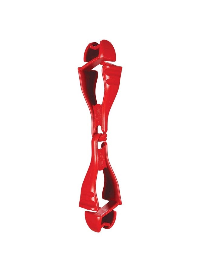 Ergodyne Squids 3400 Glove Clip Holder with Dual Clips, Red, 1 Count (Pack of 1) - Image 1