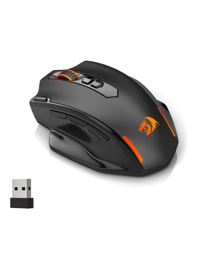 ريدراجون ماوس الألعاب اللاسلكي M691 - مستشعر بصري 4800 نقطة في البوصة - تصميم مريح مع مسند الإبهام - 3 أزرار جانبية - زر إطلاق نار سريع - Image 1