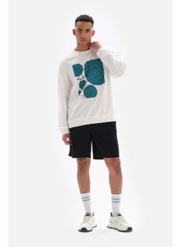 dagi White Men's Tennis Printed Sweatshirt  - Image 3