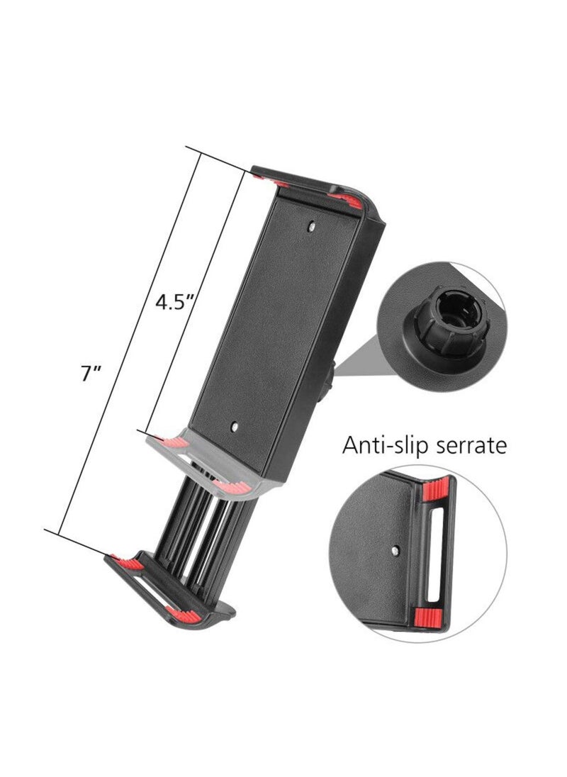 حامل هاتف فيديو بذراع متحرك مع قاعدة لحامل الطاولة القابل للتعديل للأجهزة اللوحية متوافق مع الهواتف والأجهزة اللوحية وآيباد - Image 3