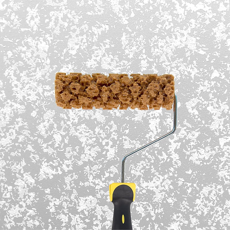 Hanroy Sponge Paint Roller Small 6 for Texture Painting Decorators Brush Tool Fast and Easy Pattern Art Sponge Roller for Home WallM60 - Image 2
