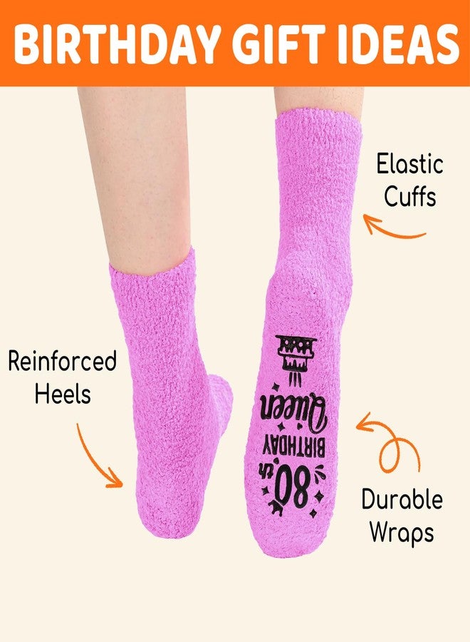Happy Pop HAPPYPOP 80th Years Old Birthday Gifts - Best Gifts for 80 Elderly Women, Socks for 80 Year Old - Image 5