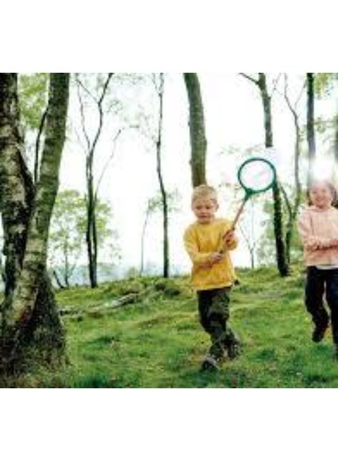 Hape Butterfly Net| Bamboo & Plant Plastic Outdoor Bug Catching Net Toy, 4+ Years - Image 1