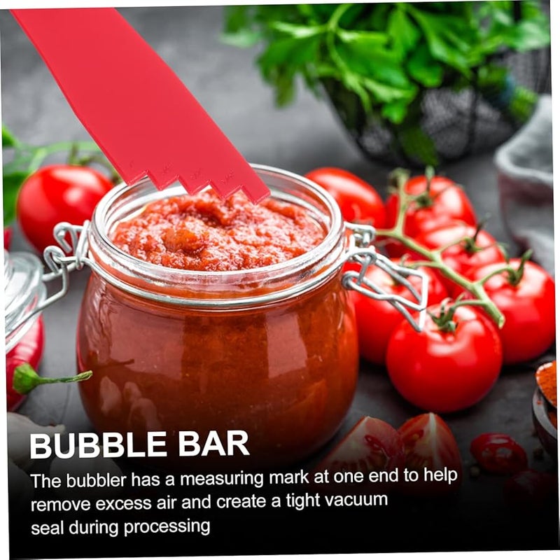 Unomor 6pcs Canning Tools Set with Bubble Remover and Non Slip Jar Tongs for Wide Mouth Jars - Image 5