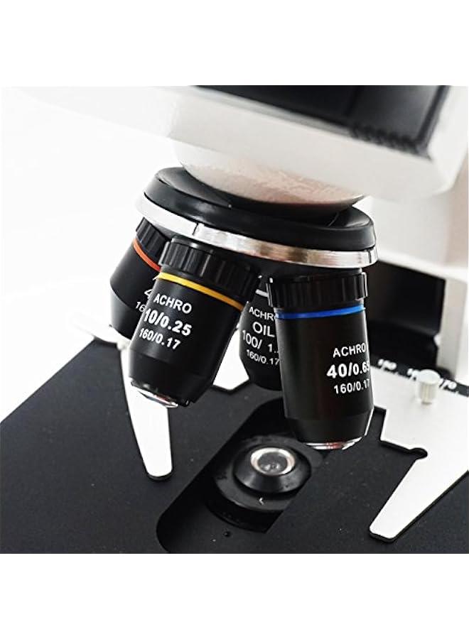 Arabest A11.1522-E Compound Trinocular Microscope, Metal, Glass, Plastic  - Image 3