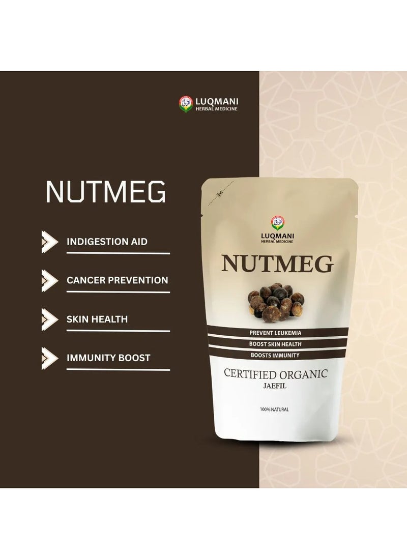 Luqmani Herbs Nutmeg Dried Jaiphal Raw 100 gm - Image 4