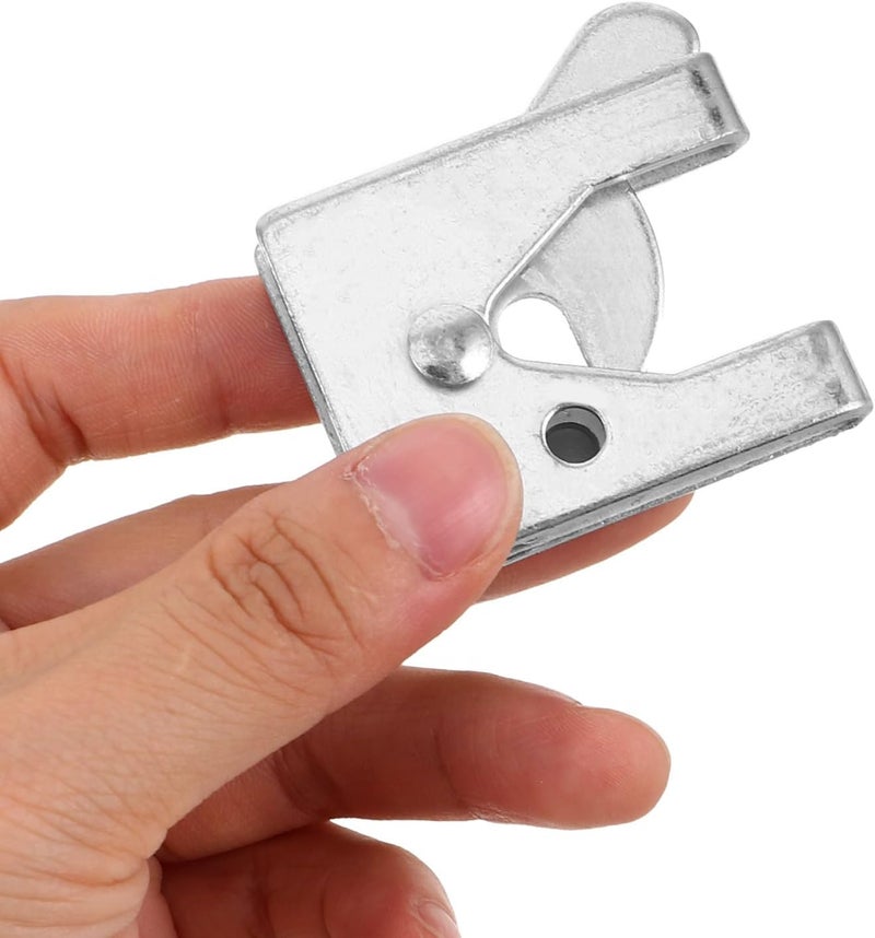 6pcs Metal Dog Kennel Latches with Thickened Design, Steel Pet Cage Gate Locks for Secure Animal Crates and Indoor Door Bolt Locking - Image 4