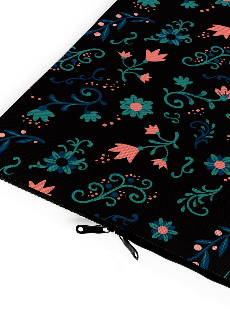 LOUD UNIVERSE Minimal Dark Pattern Laptop Sleeve 13 inch Multicolour Tablet Sleeve - Image 5