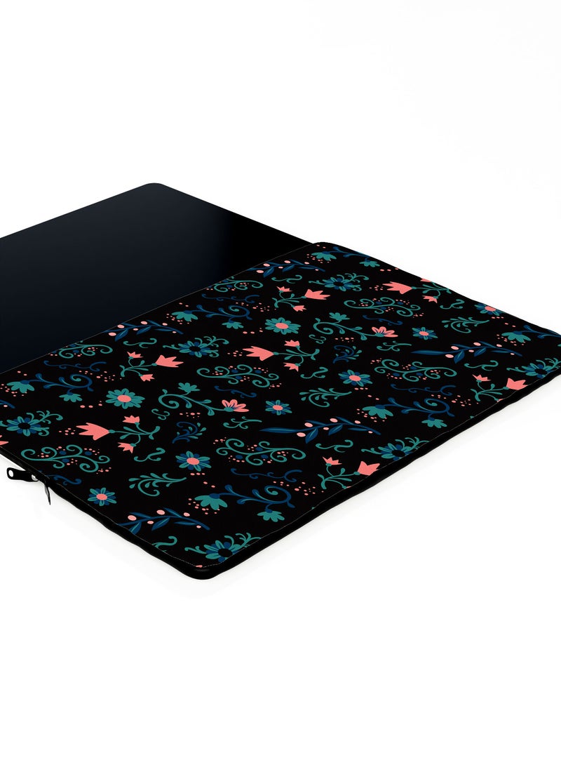 LOUD UNIVERSE Minimal Dark Pattern Laptop Sleeve 13 inch Multicolour Tablet Sleeve - Image 3