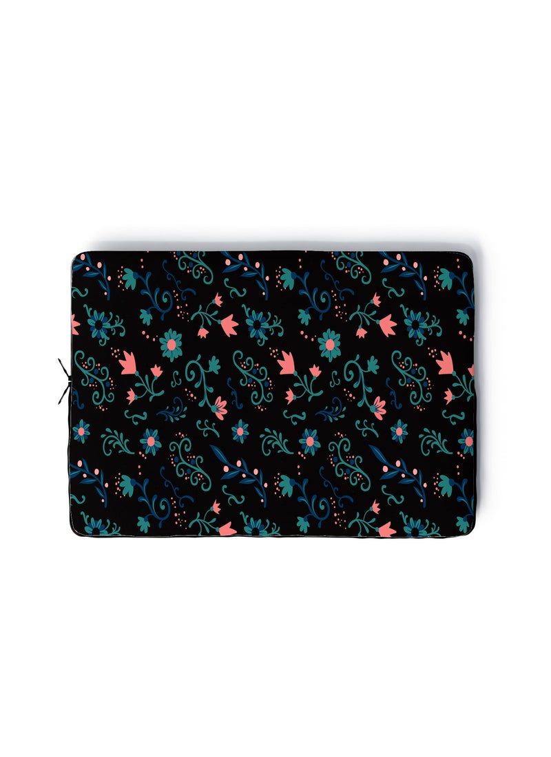 LOUD UNIVERSE Minimal Dark Pattern Laptop Sleeve 13 inch Multicolour Tablet Sleeve - Image 1