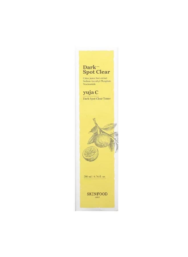Skinfood - Yuja C Dark Spot Clear Toner 6.76 fl oz  200 ml - Image 1