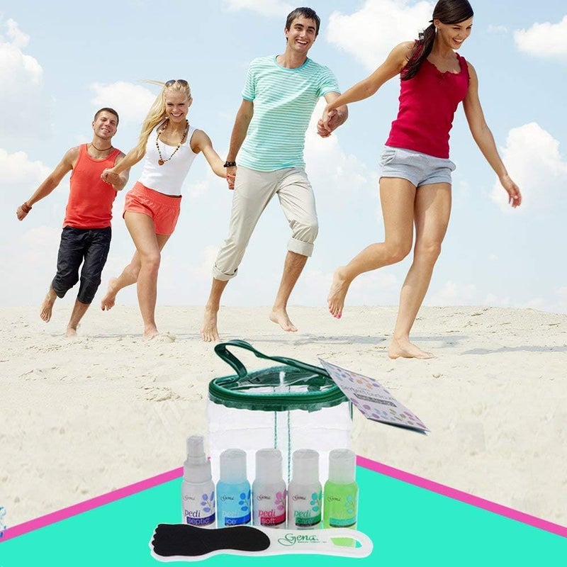 Gena Feet-to-Go Pedicure Kit for Foot Care and Odor Prevention - Image 2