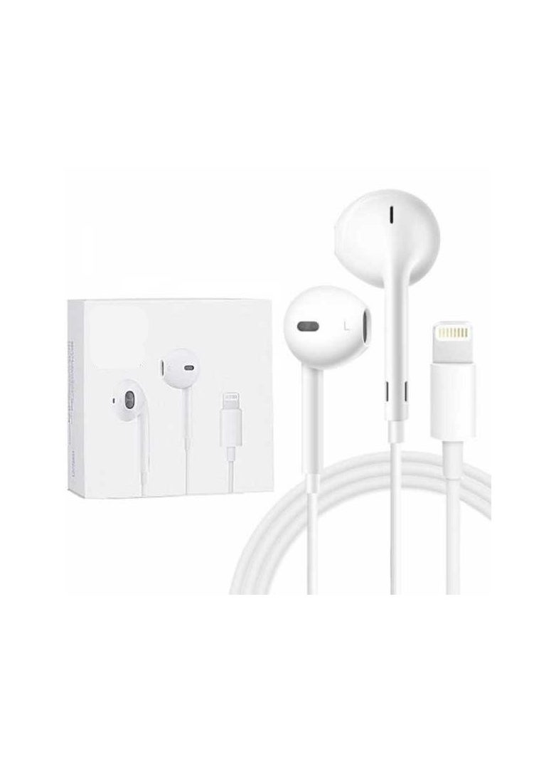 Generic - Headphone With Lightning Connector White - Image 1