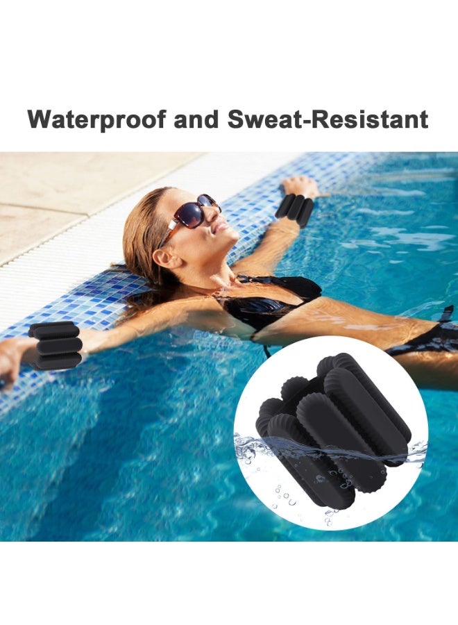 طقم أوزان كاحل 2 قطعة لأوزان الساق والذراع والمعصم مع حزام قابل للتعديل للجري، الجمباز، الأيروبيك، العلاج الطبيعي - زوج 1 كجم - Image 4