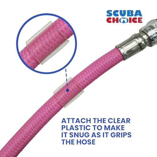 Scuba Choice Scuba Diving Dive Heavy Duty Regulator Octopus Hose Holder Clip Holds 7-Pound, Blue - Image 2
