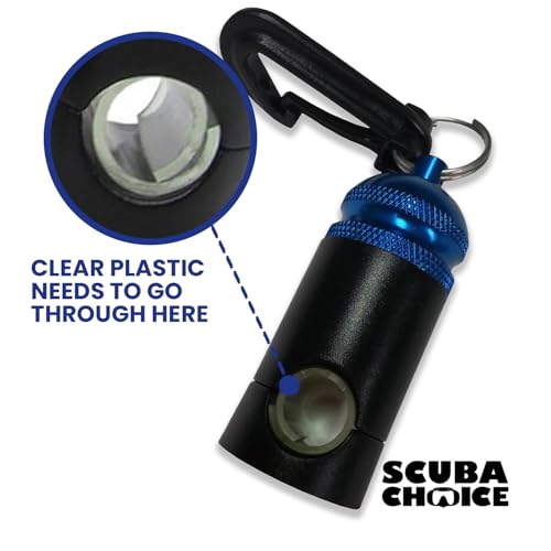 Scuba Choice Scuba Diving Dive Heavy Duty Regulator Octopus Hose Holder Clip Holds 7-Pound, Blue - Image 4