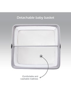 TEKNUM Teknum FELLOW 2 Twin Bedside Crib Bassinet - Grey  - Image 5